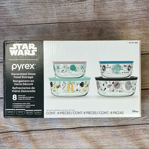 Star Wars 8 Piece Pyrex Set - Picture 2 of 6